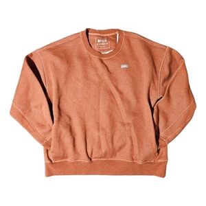 Figs On-Shift Limited Edition Terracotta Burnt Orange Sweater Scrub W/ Pockets L